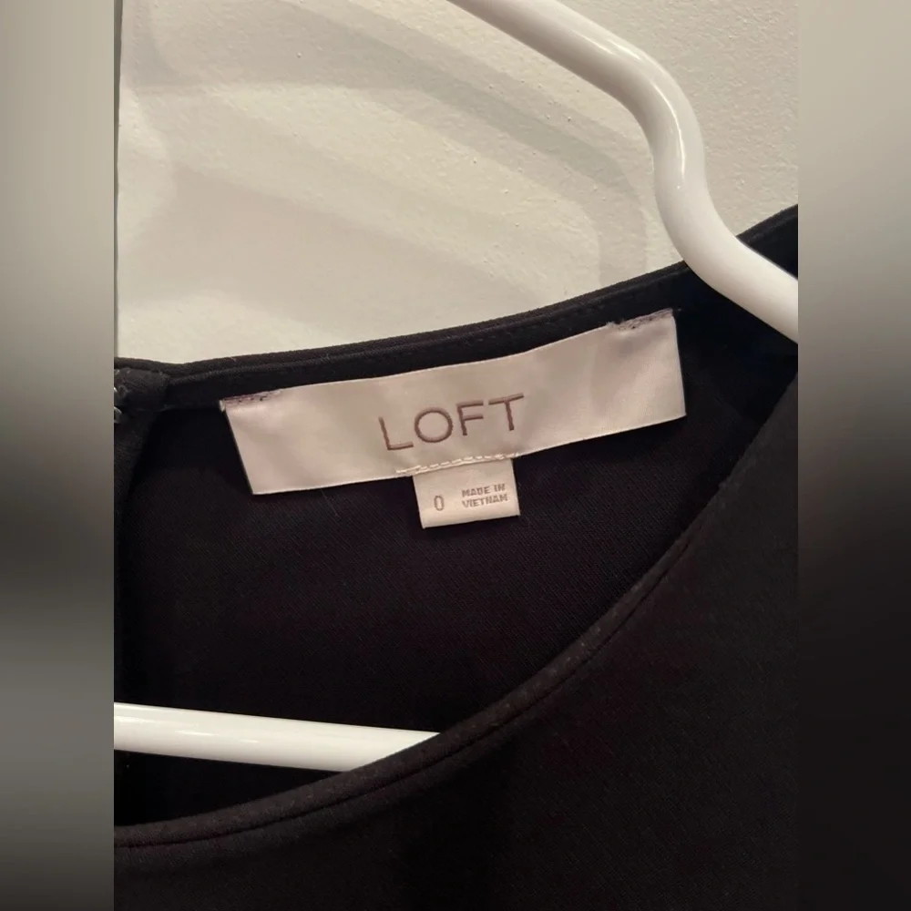 Loft Black Dress Size 0